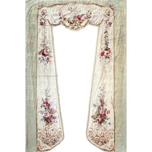 Valance In Aubusson Tapestry 19th Century - No. 1356