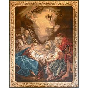 Aubusson Tapestry, The Scene From The Birth Of Jesus Christ - 2m24x1m72, N° 1045