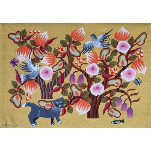 Michèle Ray - Modern Aubusson Tapestry 20th Signed, Monogramed, Numbered 3sur6 - No. 1443