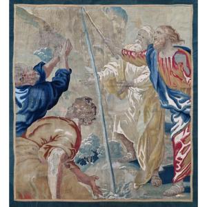 The Staff Of Moses, Brussels Tapestry 18th Century - L1m93xh2m13, No. 1464