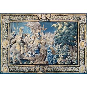 Alexander The Great, The Passage Of The Granicus - Flemish Tapestry 17th Century - N 1503