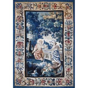 Aubusson Tapestry, Late 17th Century - Jesus And The Samaritan Woman - 2m35hx1m55w - No. 1547
