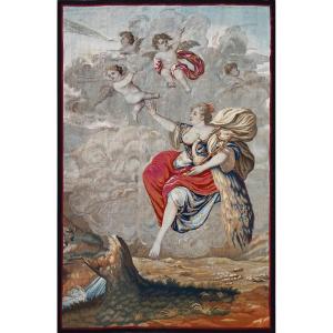 Hera, The Terrifying Queen Of Olympus, Tapestry Manufacture Des Bruxelles 18th Century - No. 1535