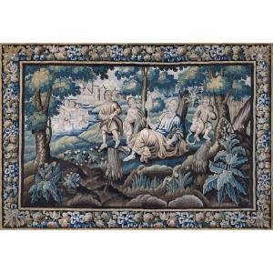 The Aubusson Tapestry, Circa 1670 - Rest After The Harvest - No. 1331