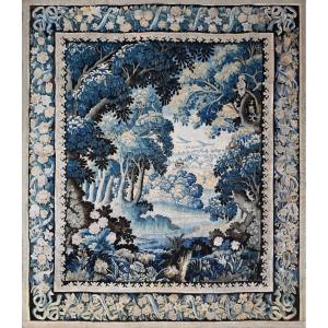 Verdure With Owl - Tapestry, Flemish Manufactory, 17th Century - No. 1430