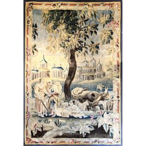 Aubusson Tapestry, 18th Century, "the Fortune Teller" - No. 1106