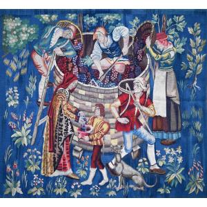 Aubusson Tapestry "harvest" By François Faureau - No. 1629