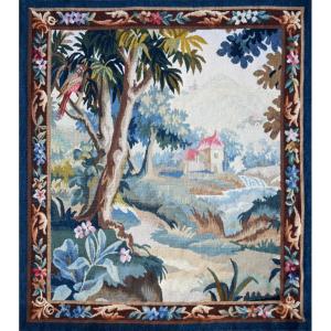 “verdure” Tapestry – Aubusson Manufactory, 19th Century – Limited Edition - No. 1638