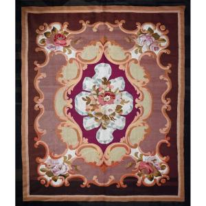 Aubusson Manufacture Desk Rug - Napoleon III, 19th Century - 180x215cm - No. 1645