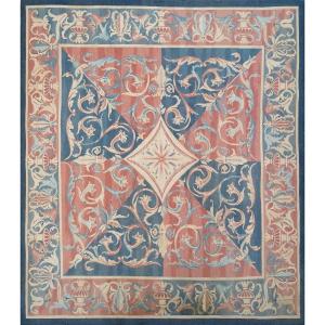 Rare Signed Aubusson Carpet, 17th Century Style - 3.40x3.00 - N° 1671