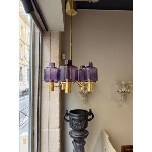 Hans Agne Jakobsson 5-light Chandelier, Sweden, 1970s