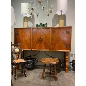 Swedish Walnut Cabinet Circa 1940