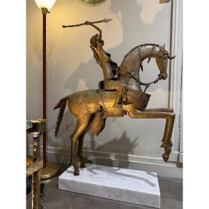 Bronze Statue, Africa, 1960