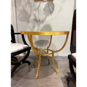 Gilded Side Table Circa 1970