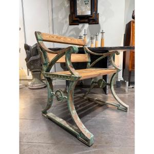 Cast Iron Armchair By Folke Bensow Sweden 1920