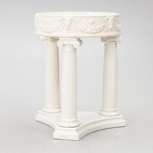 Enameled Earthenware Jardiniere Suede 1900