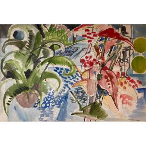 Jacques Despierre, Plants And Pebbles, Circa 1970