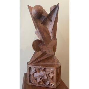 François Brochet, Homage To Music, Carved Walnut