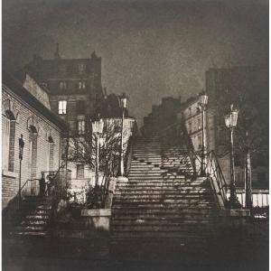 Marcel Bovis, Montmartre, 1936, Heliogravure