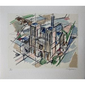 Despierre, Notre Dame De Paris, Lithograph