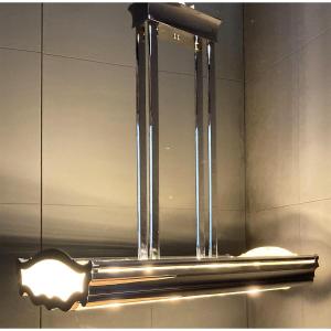 Art Deco Chandelier - Henri Petitot Spirit - France 1930s- 1940s