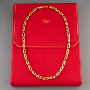 Cartier Vintage Gold Necklace 