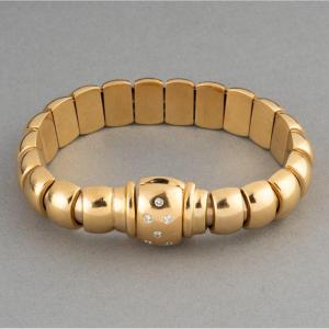 Vintage Gold And Diamond Bracelet