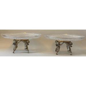 Baccarat 19th Century Pair Of 