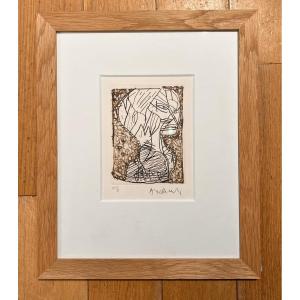 Etching Signed By Alechinsky
