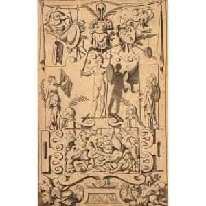 Gravure XVIè De Boyvin : Mars