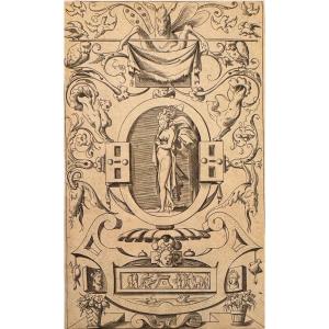 16th Century Engraving By Boyvin: Ariadne