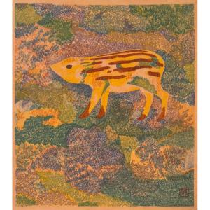 Japanese Print: The Wild Boar