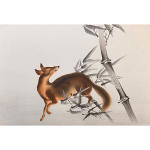 Japanese Print: Kitsuné Or The Fox