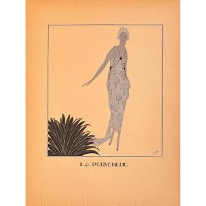 Art Deco Stencil From Llano-florez: The Periwinkle