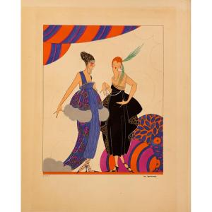 Art Deco Stencil: At The Dinner Dance, In Sheherazade
