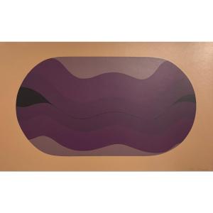 Screen Print By H. Grosse: Wave, Vague