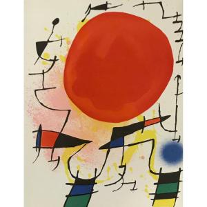 Original Lithograph By Joan Miro