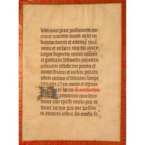 15th Century Illuminated Manuscript