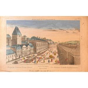 Optical View Late 18th Century: Cesar's Old Gabelles In Vienna