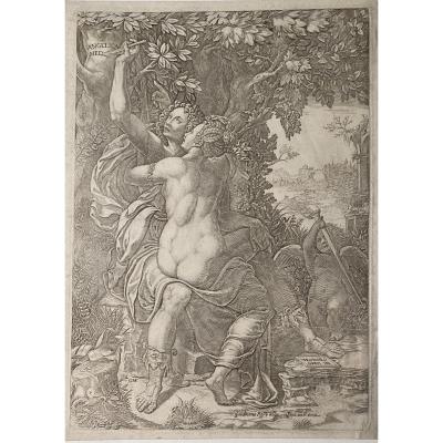 Giorgio Ghisi Print: Angelique And Medor