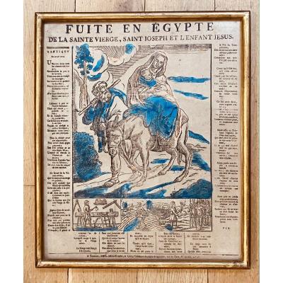 Toulouse Imaging On Lay Paper: The Flight Into Egypt