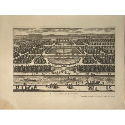 Seventeenth Engraving By Perelle: The Faisanderie De Chantilly