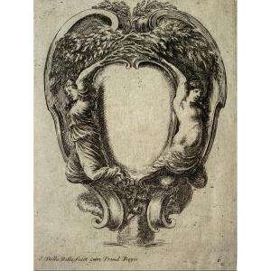 XVIIth Ornamental Print By Stefano Della Bella