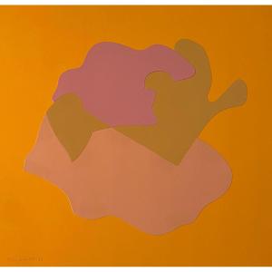 Silkscreen And Collage By Schnelle Telse