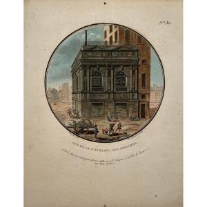 18th Century Print By Campion: View Of The Fountain Of Innocens (sic)
