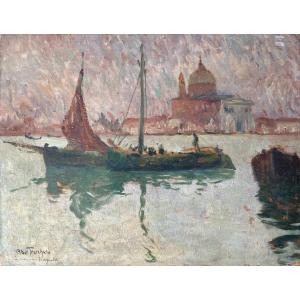 Louis Abel Truchet - View Of Venice - Around 1910 