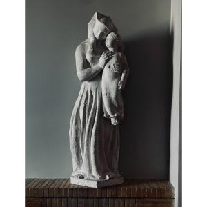 André Langeon (1926-2010) - Maternity - Sculpture; Late 1950s