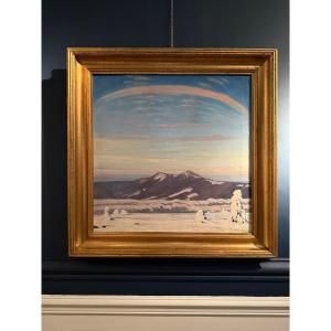 Mountain Landscape - Richard Birnstengel - Snow-covered Peaks -