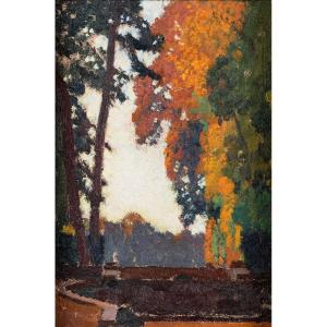 Georges Leroux - Paris, The Luxembourg Garden -