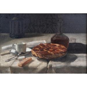 Auguste Flick - Still Life With Coffee Cup - 1906 - Lorraine